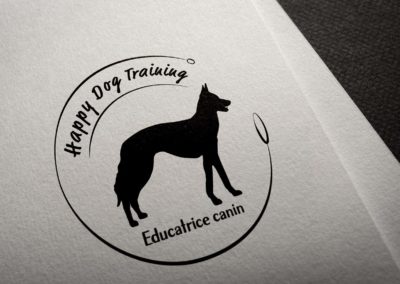 Identité visuelle d’Happy Dog Training