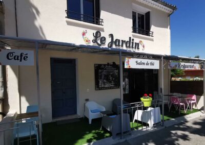 Enseigne Restaurant Le Jardin