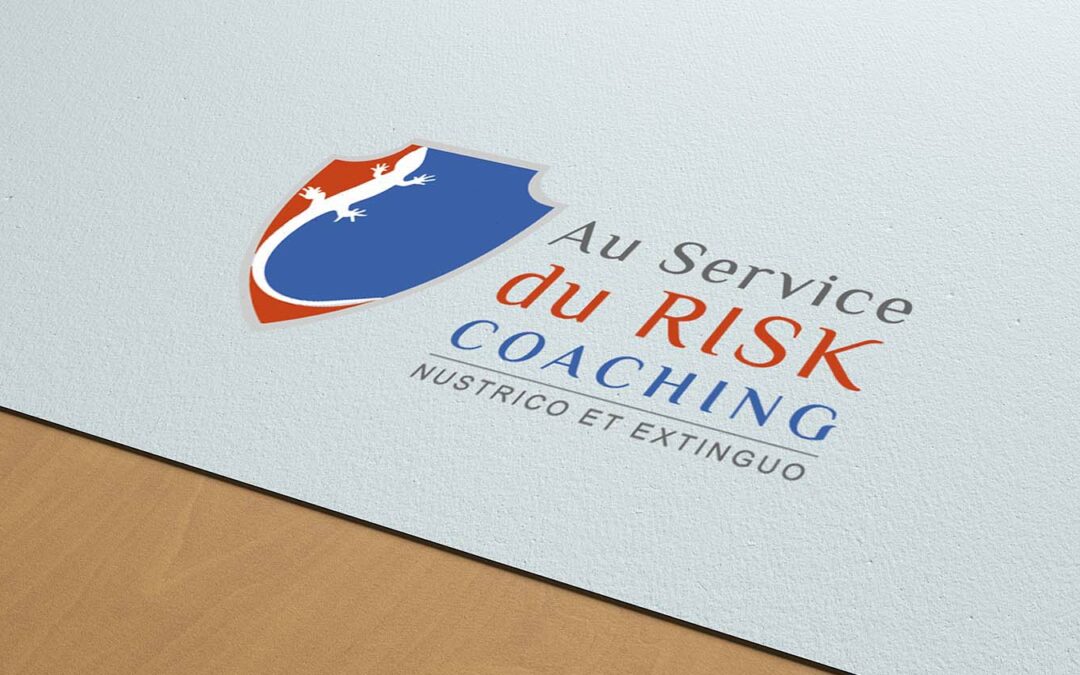 Création d’un logo miroir activité de coaching d’Au service du risk