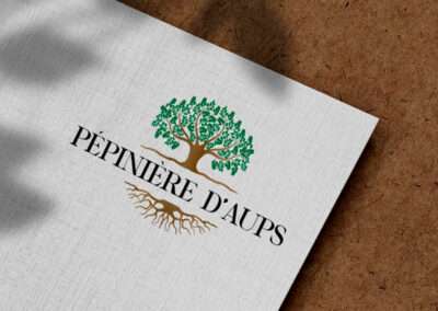 Refonte de logo pépinière d’Aups