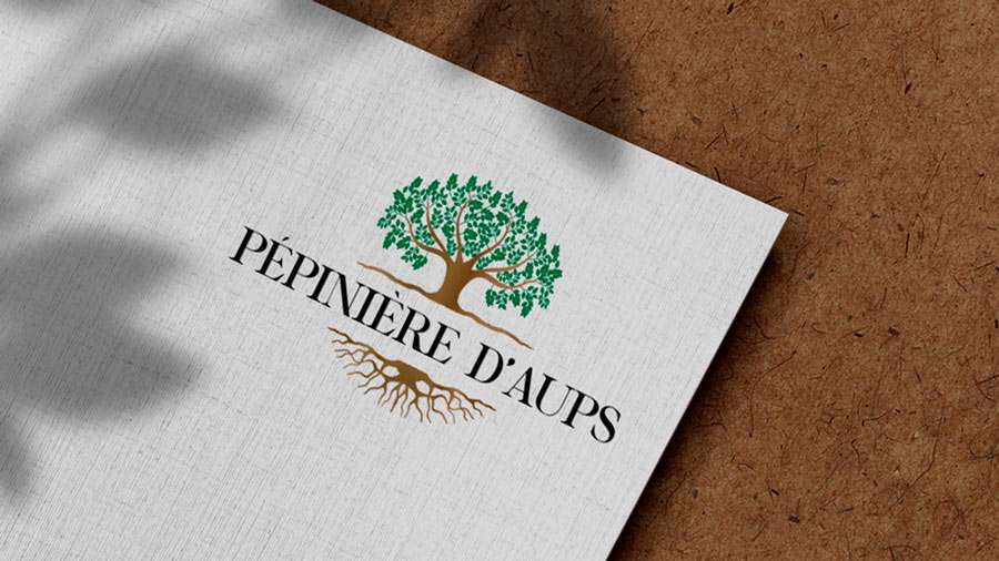 Refonte de logo pépinière d'Aups