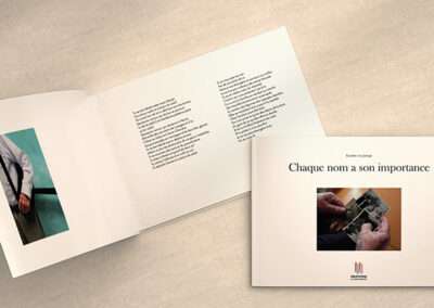 Création d&rsquo;une brochure pour Les Amis du Livre